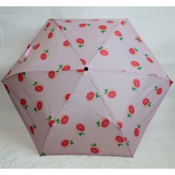 306 Pomeranče skládací dámský deštník s manuálním otevíráním
