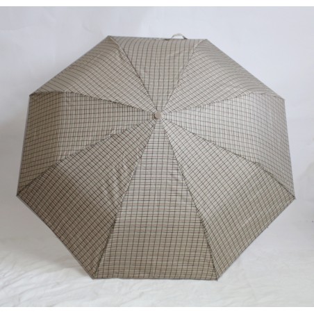 307 káro odlehčený skládací dámský deštník s manuálním otevíráním